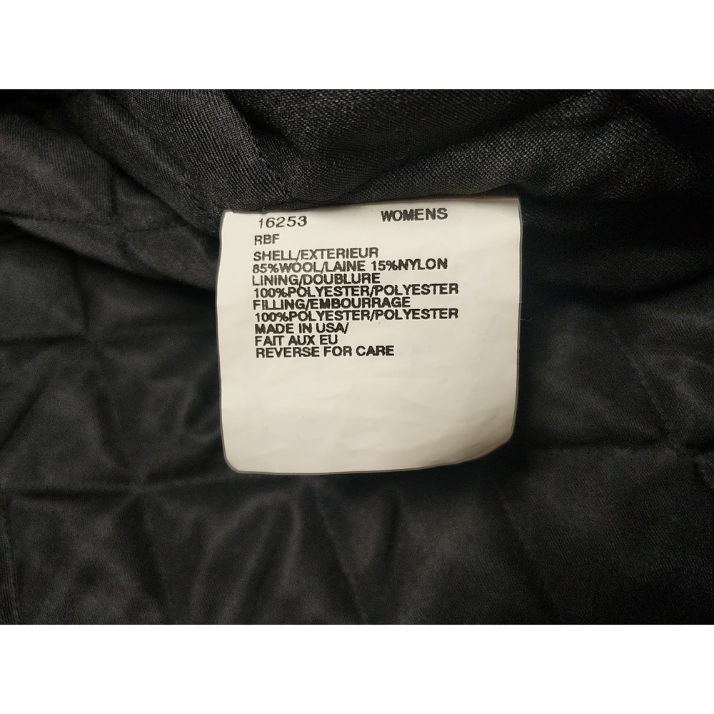Woolrich‎ Women's Buffalo Plaid Mid Length Winter Coat Size Small Wool Quilted - Picture 12 of 13